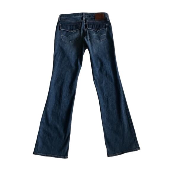 Big Star Jeans Low Rise Remy Flap Pocket Embroidered Bootcut Stretch Size 30L - Picture 1 of 12